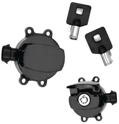$52.18 • Buy Twin Power Fat Bob Style Ignition Switch Black #370966 Harley Davidson