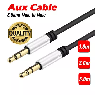 3.5mm Audio Cable Car Aux Extension Cable Male To Male For Earphones Car Stereo • $5.99