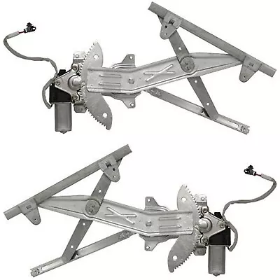 Power Window Regulator Set For 1997-2001 Toyota Camry Rear Left Right With Motor • $70.39