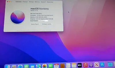 READ!! Apple Mac Mini MacMini A1347 2012 I5 2.5Ghz 8GB Memory 128GB SSD Monterey • $89.90