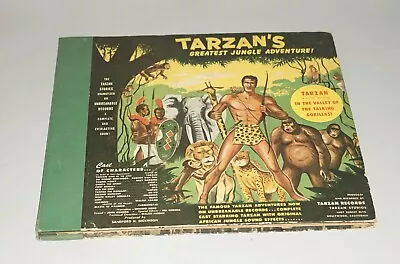 Circa 1940s Tarzan's Greatest Jungle Adventure! 78 Rpm Record Set In Album Nice! • $1