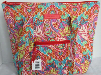 Vera Bradley Women Purse Shoulder Bag Handbag VILLAGER PAISLEY IN PARADISE • $101.41