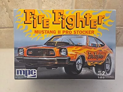 MPC Fire Fighter Ford Mustang II Pro Stocker Model Kit 1/25 Scale !!NO DECALS!! • $29.99