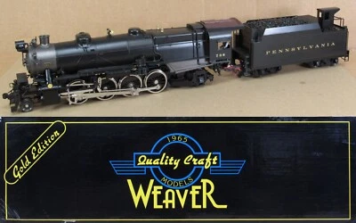 $699.99 • Buy Weaver L-1S 2-8-2 Steam Engine W/Tsunami Sound/DCC *BRASS* 2-Rail O-Scale LNIB