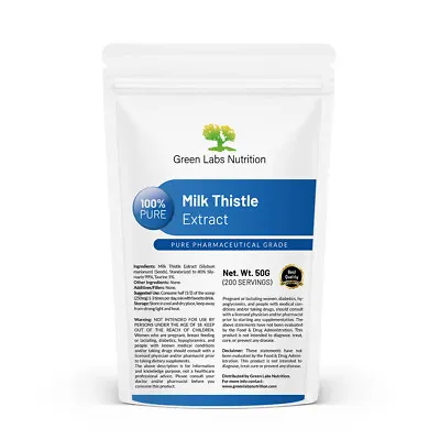 Milk Thistle Extract Silymarin 80% Powder Liver Aid Digestion And Cleansing • $22.79