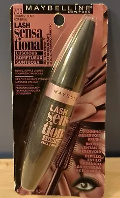 Maybelline Lash Sensational Luscious Mascara 703 BROWNISH BLACK 0.32 Oz  • $7.45