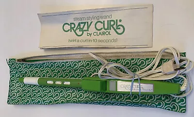 CLAIROL  Crazy Curl  3/4  HOT CURLING IRON MIST - VINTAGE • $50