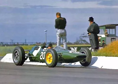Jim Clark 1962 British Grand Prix Aintree Lotus-Climax 25 7 X 5 Photo • £3.45