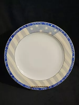 Sakura Warren Kimble America The Beautiful Chop Plate Serving Platter Patriotic • $29.99