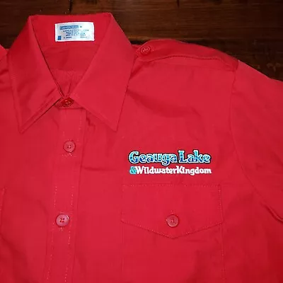 Rare Geauga Lake Wildwater Kingdom Employee Uniform Six Flags Shirt Costume Ohio • $99.99