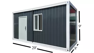 8'x9'x20' Pre Built Metal Garage Storage Building 150 Sq Ft • $3386.83