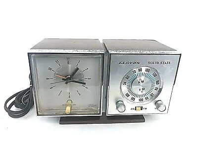 $38.35 • Buy Lloyd's Solid State Speaker Alarm Clock Radio VTG