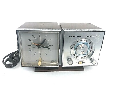 $38.35 • Buy Lloyd's Solid State Speaker Alarm Clock Radio VTG