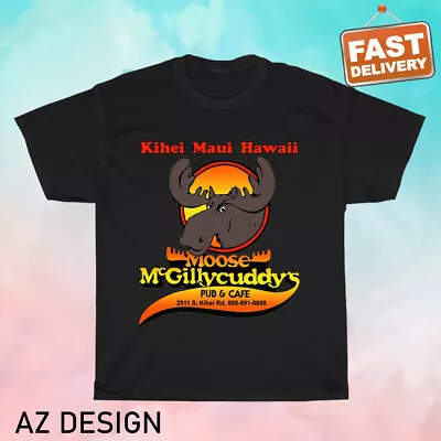New Moose Mcgillycuddy's Maui Hawaii Restaurant Logo T-Shirt Funny Size S To 5XL • $22.99