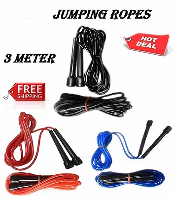 Jumping MMA Boxing Speed Cardio Gym Exercise Fitness Skipping Jump Rope 3meter • $7.99