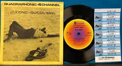 B.B. KING GUESS WHO~NM- RARE 7  PROMO EP PIC SLEEVE QUAD W/JUKEBOX CARDS~SUMMER • $32.50