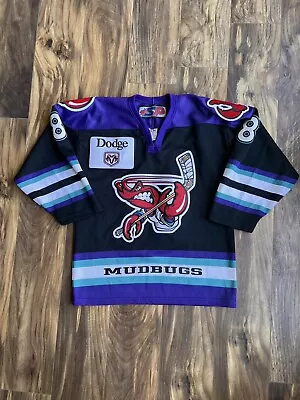 Shreveport Mudbugs NAHL Minor League Hockey Jersey Morgan SP Boys L/XL • $149.99