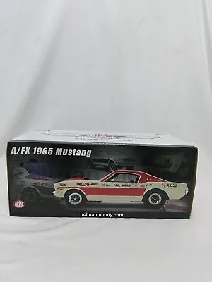 1/18 1965 Ford Mustang A/fx  Holman Moody  Diecast Model Car By Acme A1801855 • $112.10