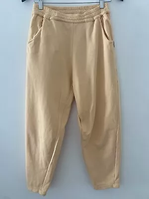 VIKTORIA & WOODS Power Peach Cotton Tapered Track / Trousers Pants Size 1 S 8 • $35