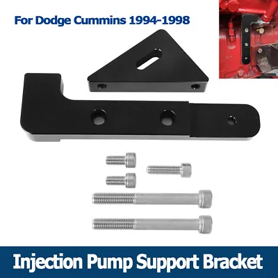 For 1994-1998 Dodge Cummins 12V P7100 Injection Pump Support Bracket W/Bolts Kit • $108.99