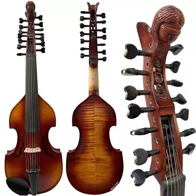 Hand Carved Song Master 7×7 Strings 16  Viola D'Amorepowerful Sound #15703 • £899