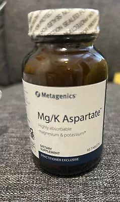 Metagenics Mg/K Aspartate 60 Tablets Exp 5/2025 • $22