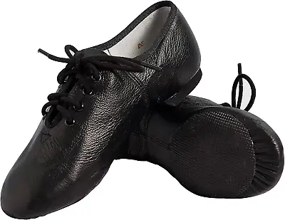 S.lemon Jazz Shoe Genuine Leather Slip On/Lace Up Modern Dance Shoes...  • $48.99