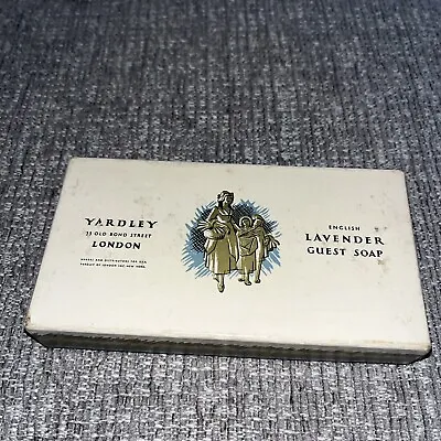 Vintage Yardley Of London English Lavender Guest Soap Empty Box • $3.98