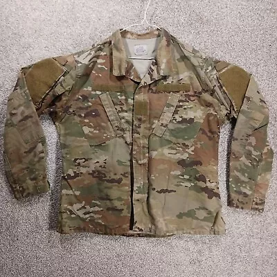 Army OCP Multicam Combat Coat Jacket Adult Large-Long Insect Repellent Military • $19.54