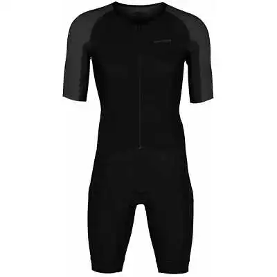 Orca Mens Athlex Aero Race Tri Suit Triathlon Suit Cycling Running - Silver • £136.95