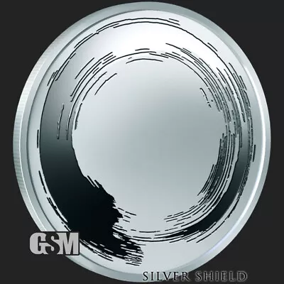 $558.41 • Buy 2022 - 5 Oz .999 FINE Silver ENSO Proof Silver Shield MicroMintage PRESALE