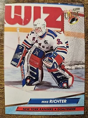 1992-93 Fleer Ultra  #142 Mike Richter New York Rangers • $0.99