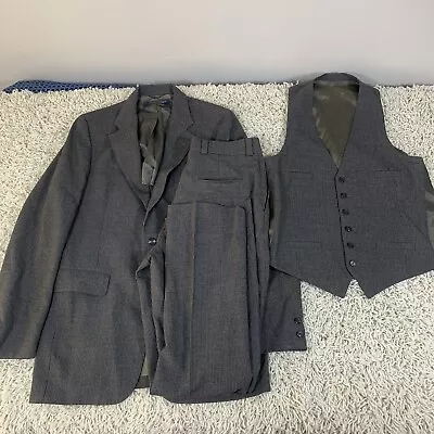 Vtg 80s Brooks Brothers Brooksgate 3 Piece Suit Jacket 41L • $145.99