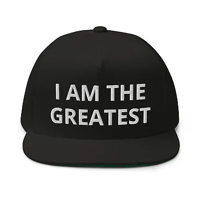 Muhammad Ali I Am The Greatest Hat Cassius Clay Boxing Embroidered Snapback Cap • $28.99