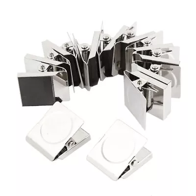 Spring Loaded Refrigerator Whiteboard Wall Magnetic Memo Note Clip 12 Pcs • $17.41