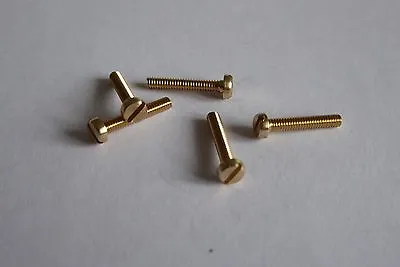 M2 Brass Panhead Slotted Screw X 12 Mm Long ( Quantity 20 ) + 20 Nuts • £7.25