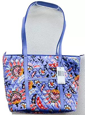 Vera Bradley Small Trimmed Vera Shoulder Bag / Tote In Mural Garden.  NWT • $50.99