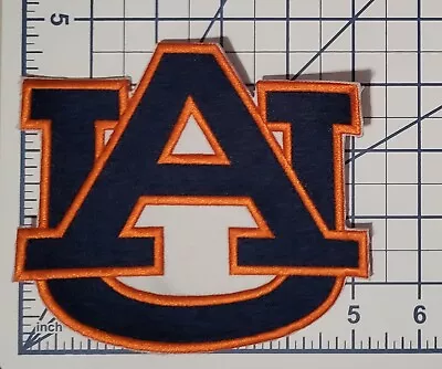 Auburn Tigers Big 5 1/8   Iron On Embroidered Patch ~FREE Tracking!! • $9.95