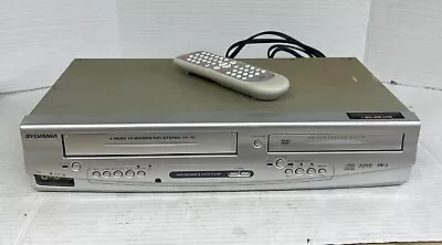 Sylvania DVC865F DVD VCR Combo 4-Head HiFi Video Recorder Tested With Remote • $30