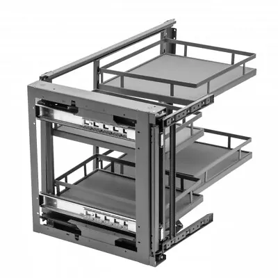 MovixPro Soft Close Magic Corner Pull Out Storage System 900mm - Anthracite • £211.39