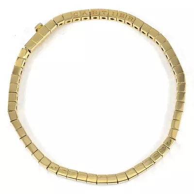 Cartier Bracelet Lanieres B6014901 Logo Square Link 750(18K) Yellow Gold • $4117.46