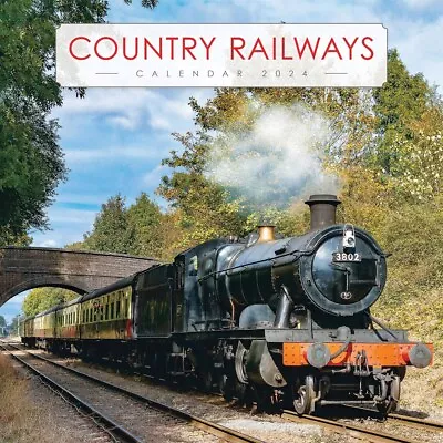 Country Railways Calendar 2024 - Transport - Month To View • £7.48