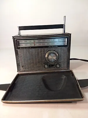 Vintage Motorola All Transistor AM/FM/AFC Model TP12CE Retro Radio 1960's • $40