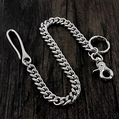 £13.20 • Buy Heavy Metal Wallet Chain With Hook Biker Rock