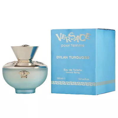 Versace Dylan Turquoise By Gianni Versace 3.4 Oz EDT Perfume For Women NiB • $42.94