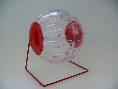 Hamster Large Play Ball On Stand Running 17cm Mouse Gerbil Toys Animal Supplies • £14.99