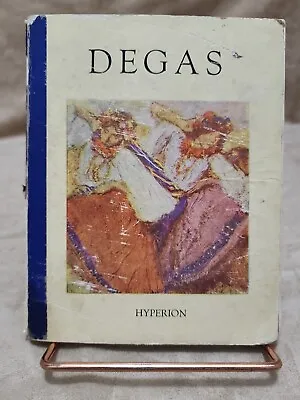 Vintage DEGAS Art History Book 1948 MASTERS IN ART Series Hyperion Henri Dumont • $3.99