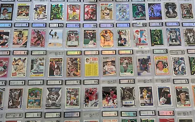 Huge Graded HOF AUTO Refractor Rookie Graded Lot MICHAEL JORDAN Mahomes Gretzky • $0.99