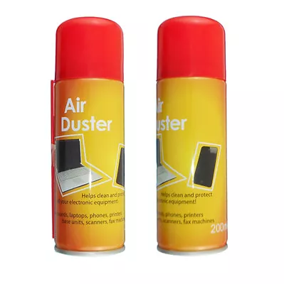 £5.90 • Buy 2 X 200ml Compressed Air Duster Cleaner Can Canned Laptop Keyboard Mouse Phones