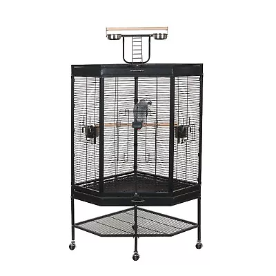 Liberta Alaska Corner Parrot Bird Cage With Playgym Top • £298